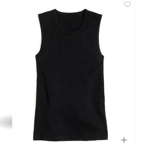 J. Crew Perfect Fit Black Sleeveless Top